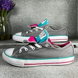 Converse Chuck Taylor Double Upper Tongues Sneakers Shoes Size 4